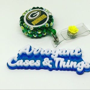 Handmade Greenbay Packers Badge Reel